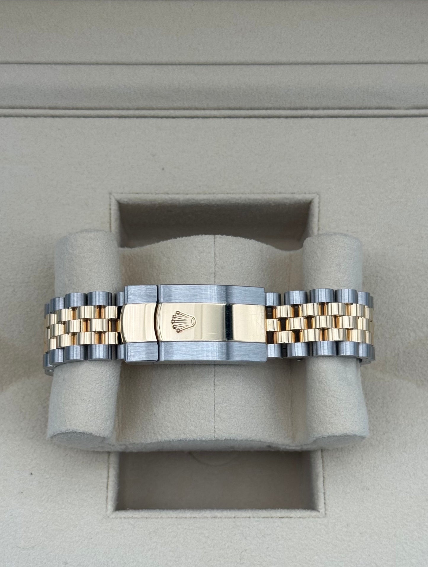 Rolex Datejust 36mm Steel/Gold Palm Dial RBR