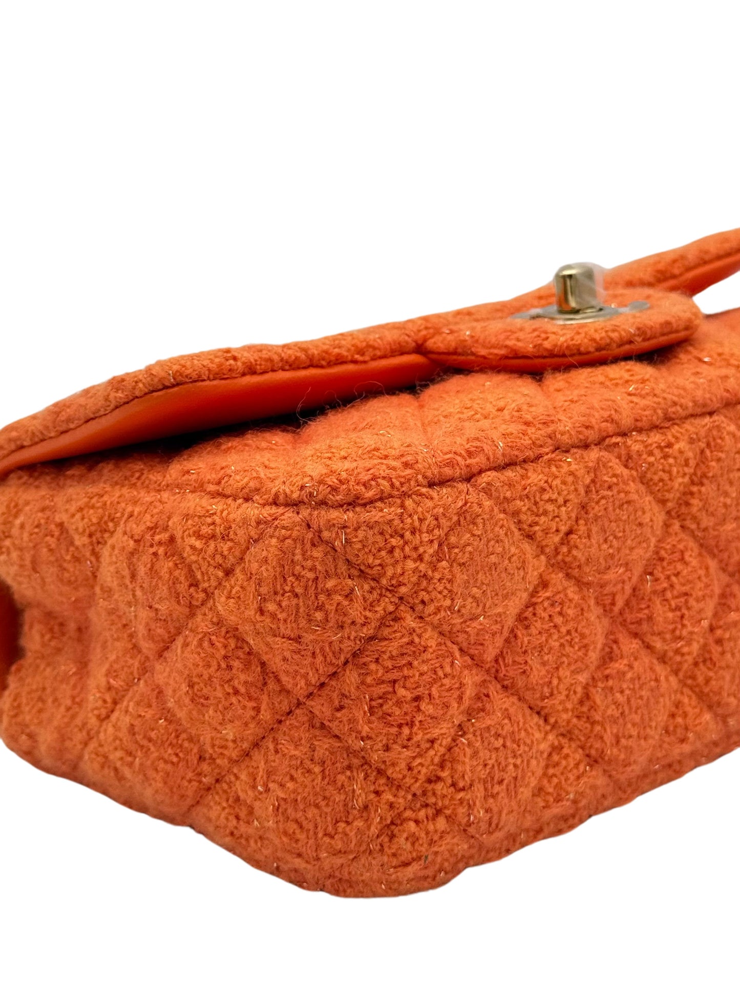 Chanel Classic Tweed Orange