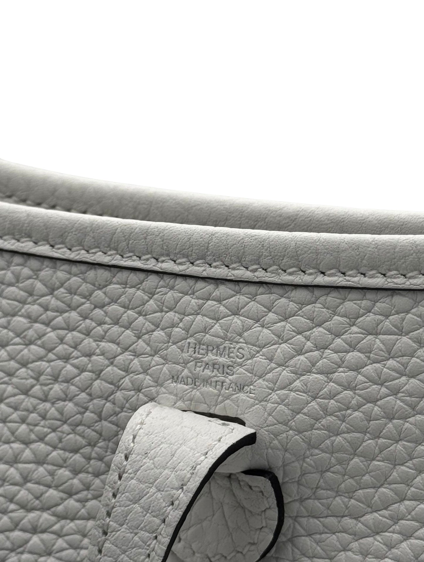 Hermès Evelyne Mini Clemence New White