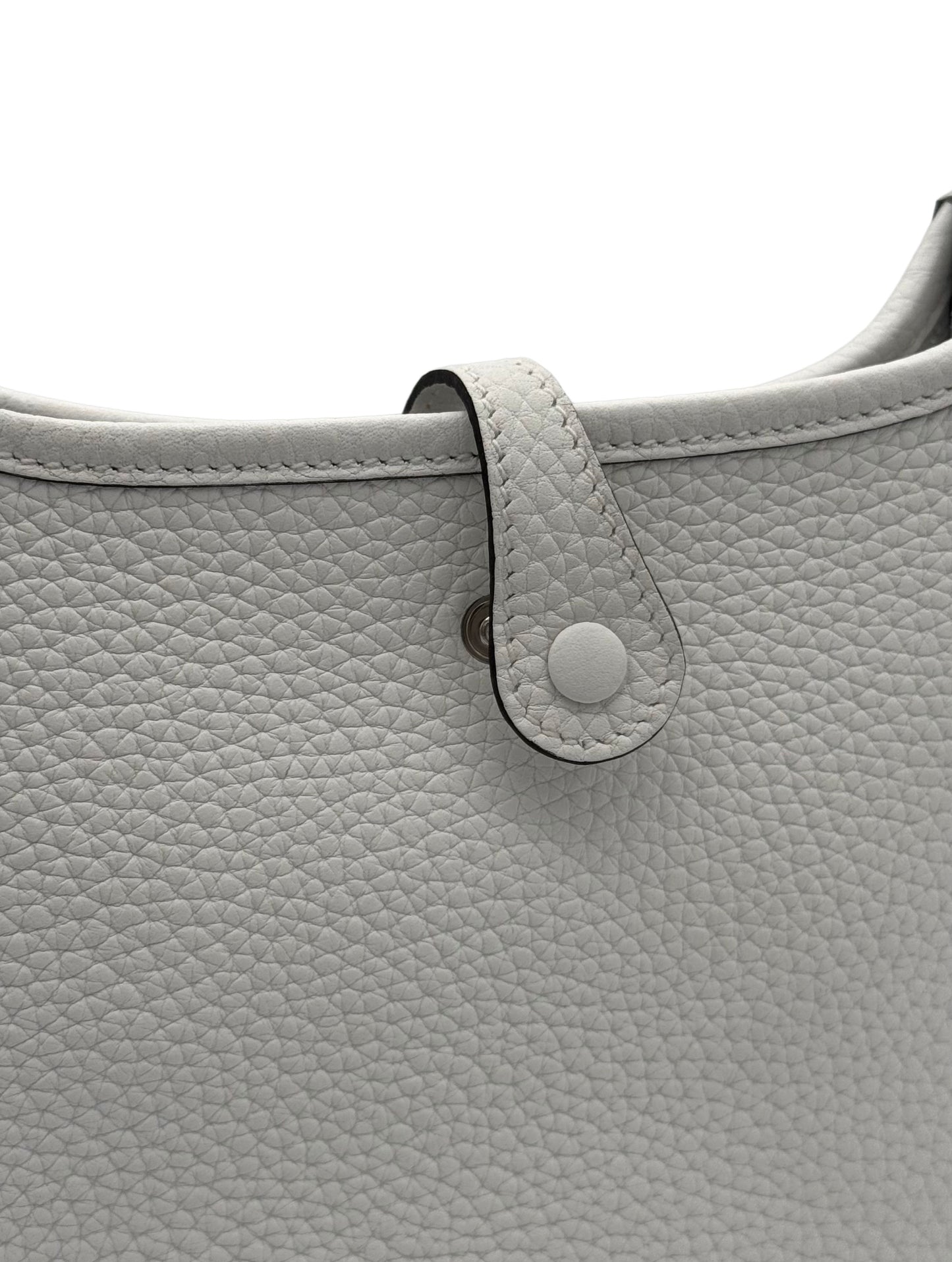 Hermès Evelyne Mini Clemence New White