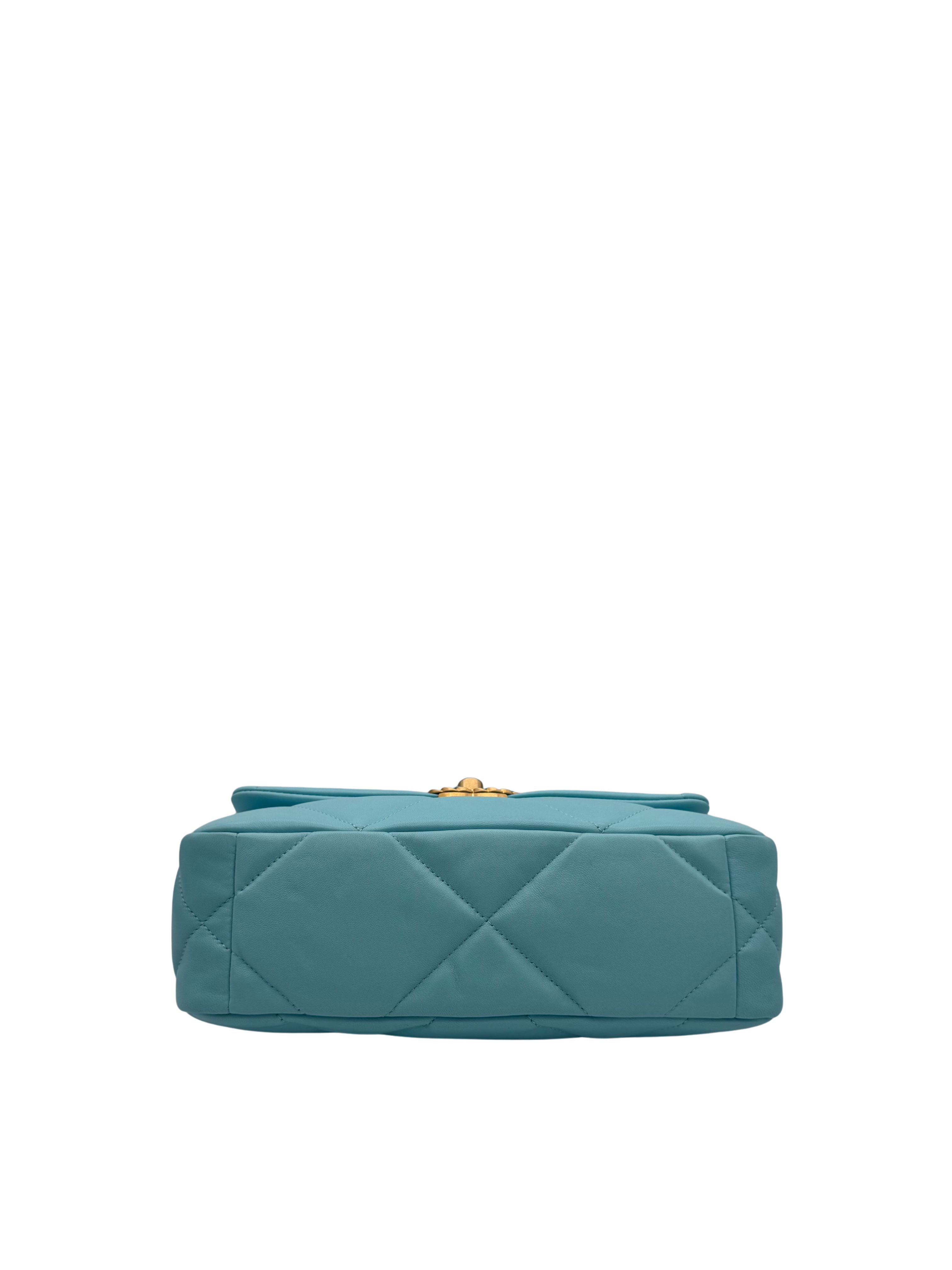 Chanel 19 Light Blue Small Lambskin