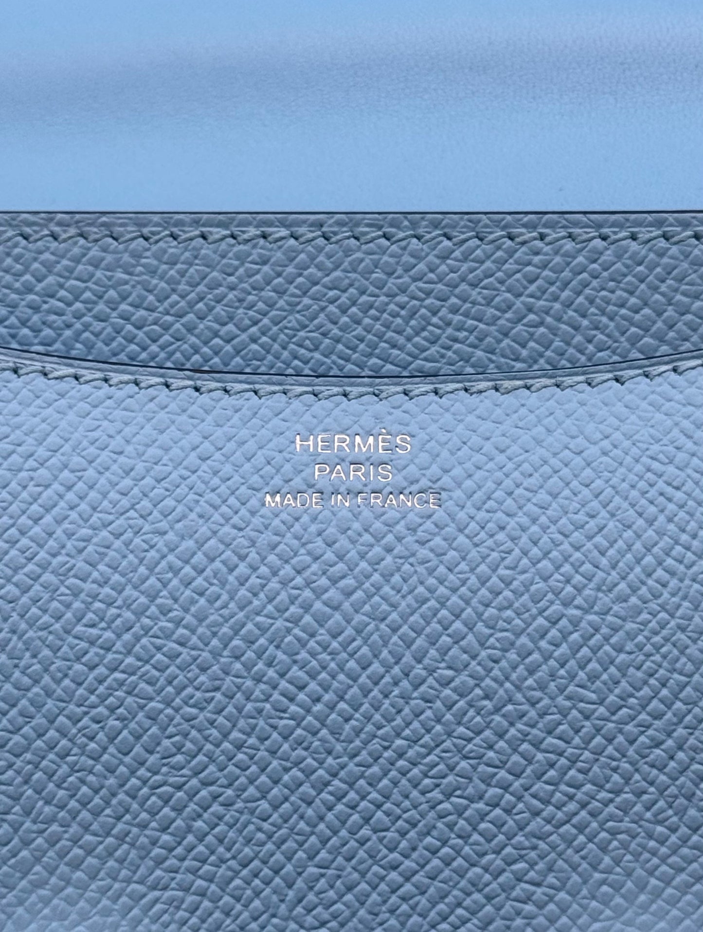 Hermès Constance 18 Epsom Celeste