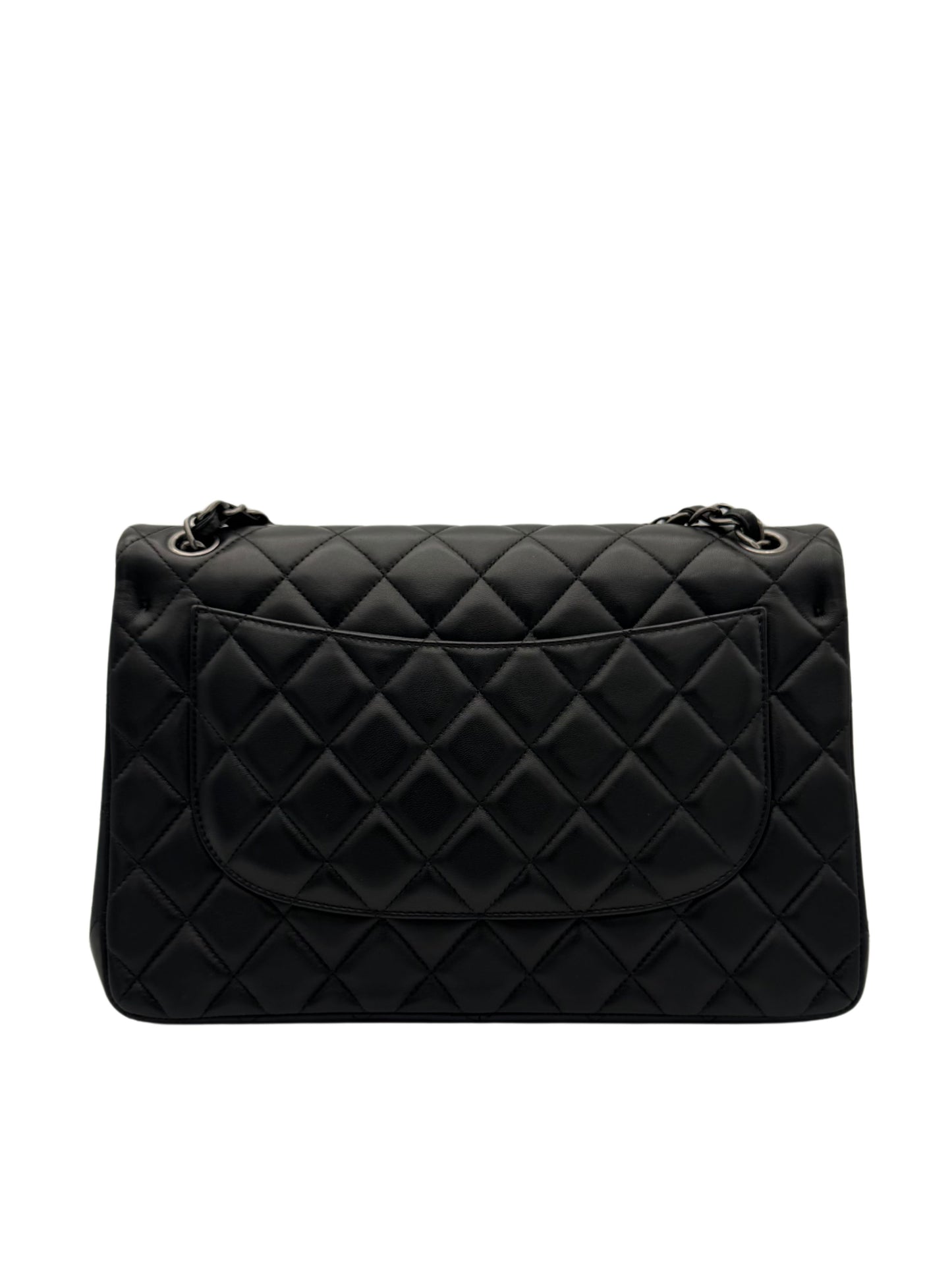 Chanel Classic Jumbo Black Lambskin