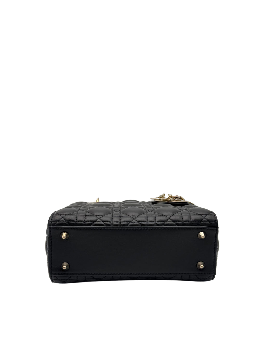 Dior Lady Small Black Gold Hardware