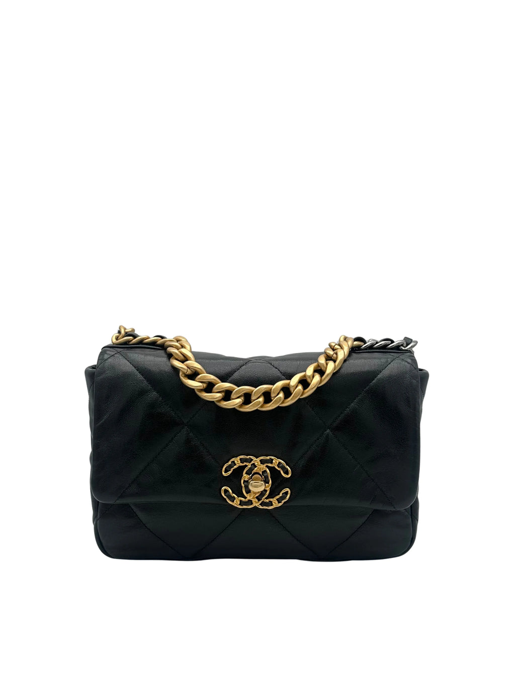 Bag Chanel 19 Small Black Lambskin | Bolso Chanel 19 negro pequeño piel de cordero