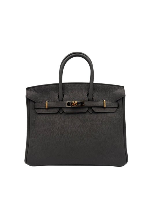Buy Bag Hermès Birkin 25 Togo Gris Etain Rose Gold Hardware - Compra bolso hermes gris herraje oro rosado en Marbella