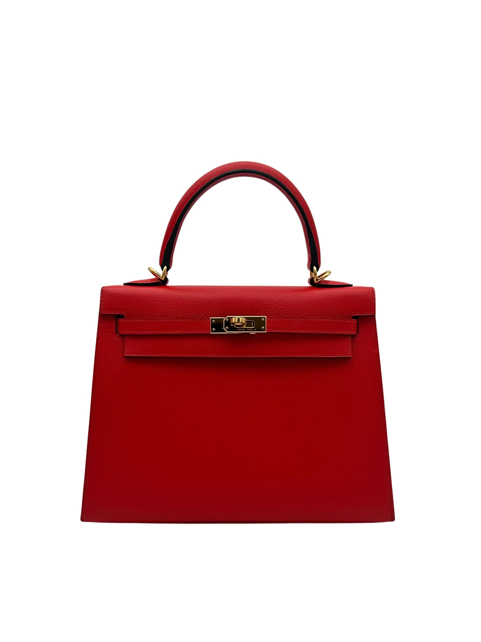 Buy Bag Hermès Kelly 25 HSS Epsom red /  blue gold Hardware in Marbella Old town | Compra bolso Kelly piel epsom rojo y azul perosanalizado, envio internacional.