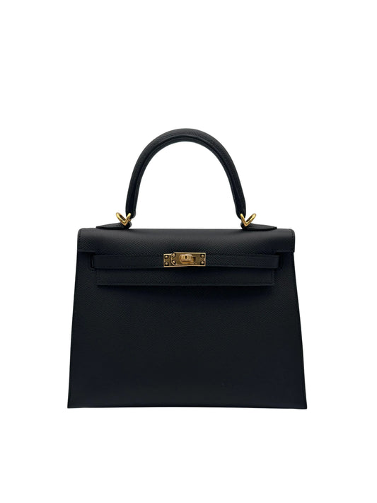 Buy Bag Hermès Kelly 28 Epsom black Gold Hardware in Marbella Old town | Compra bolso Kelly piel epsom negro herraje dorado, envio internacional.