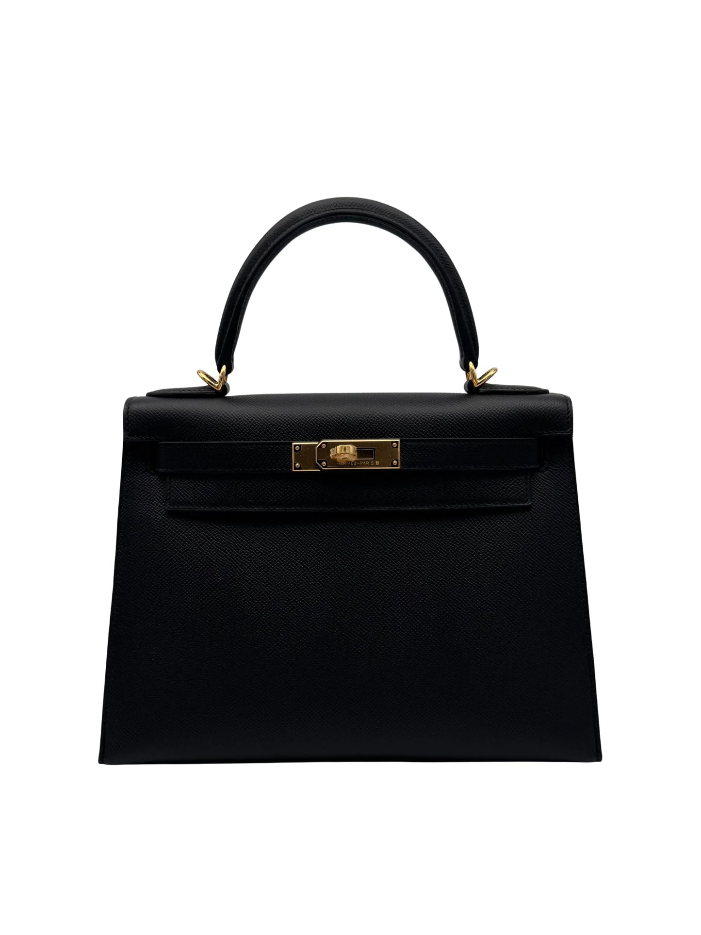 Buy Bag Hermès Kelly 28 Epsom Black Gold Hardware in Marbella Old town | Compra bolso Kelly piel epsom negra herraje dorado, envio internacional.