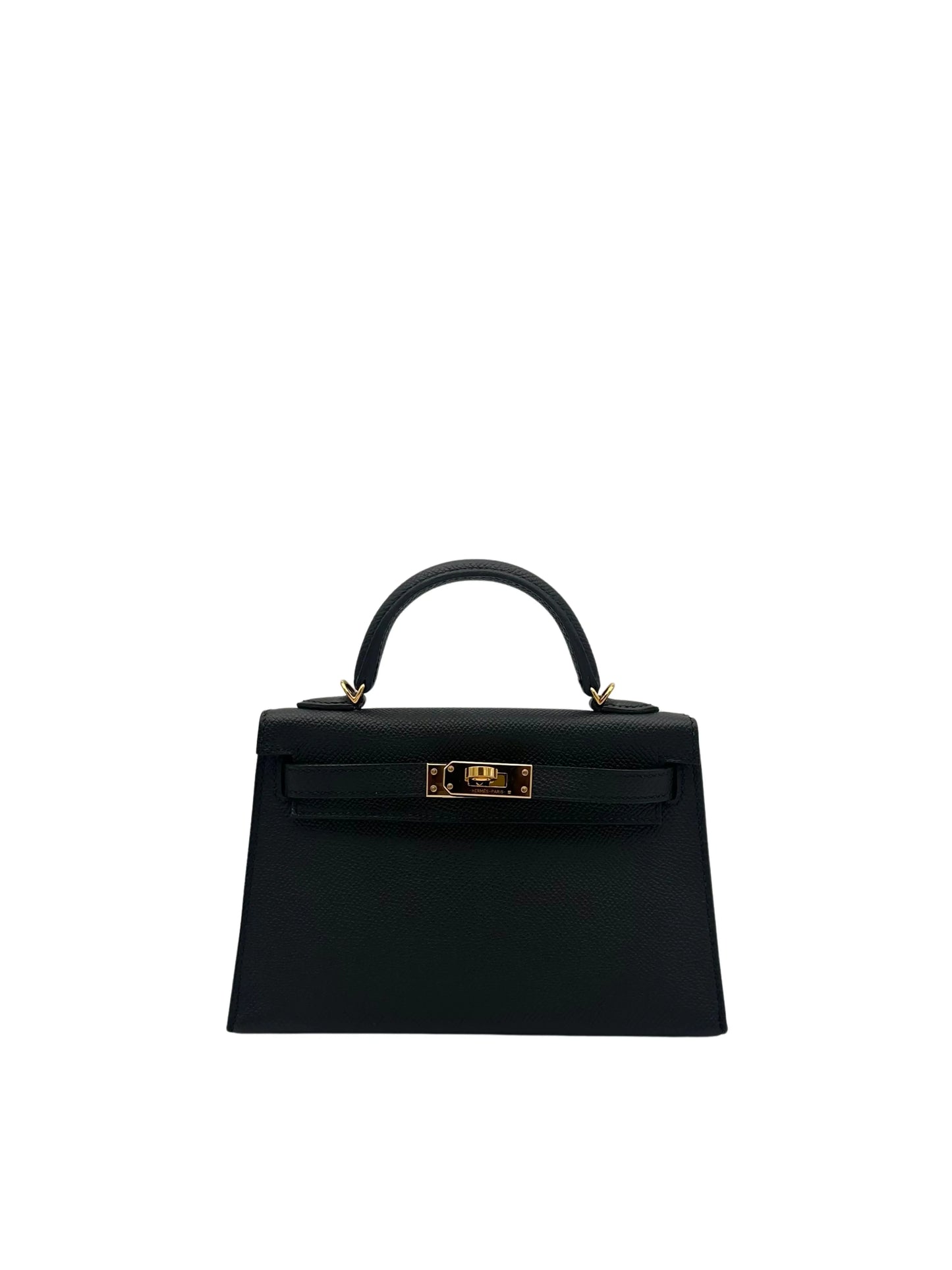 Bag Hermès Kelly HSS Mini Epsom Black / Rose Extreme Gold Hardware New in Marbella | Bolso K20 piel epsom negra herraje dorado