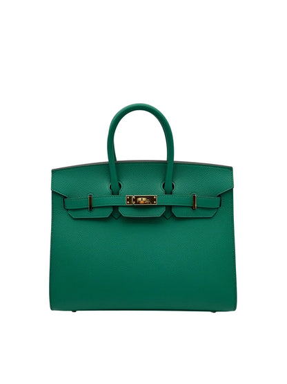Bag Hermes Birkin 25 Epsom Vert Vertigo Gold Hardware 2022 - Bolso verde  herraje dorado.