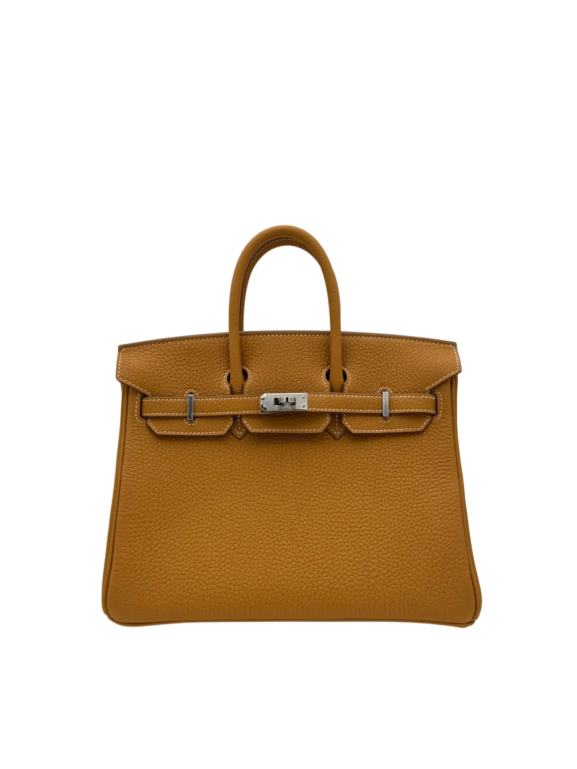 Bag Hermes Birkin 25 Togo Natural Sable Palladium Hardware - Bolso arena natural herraje paladio