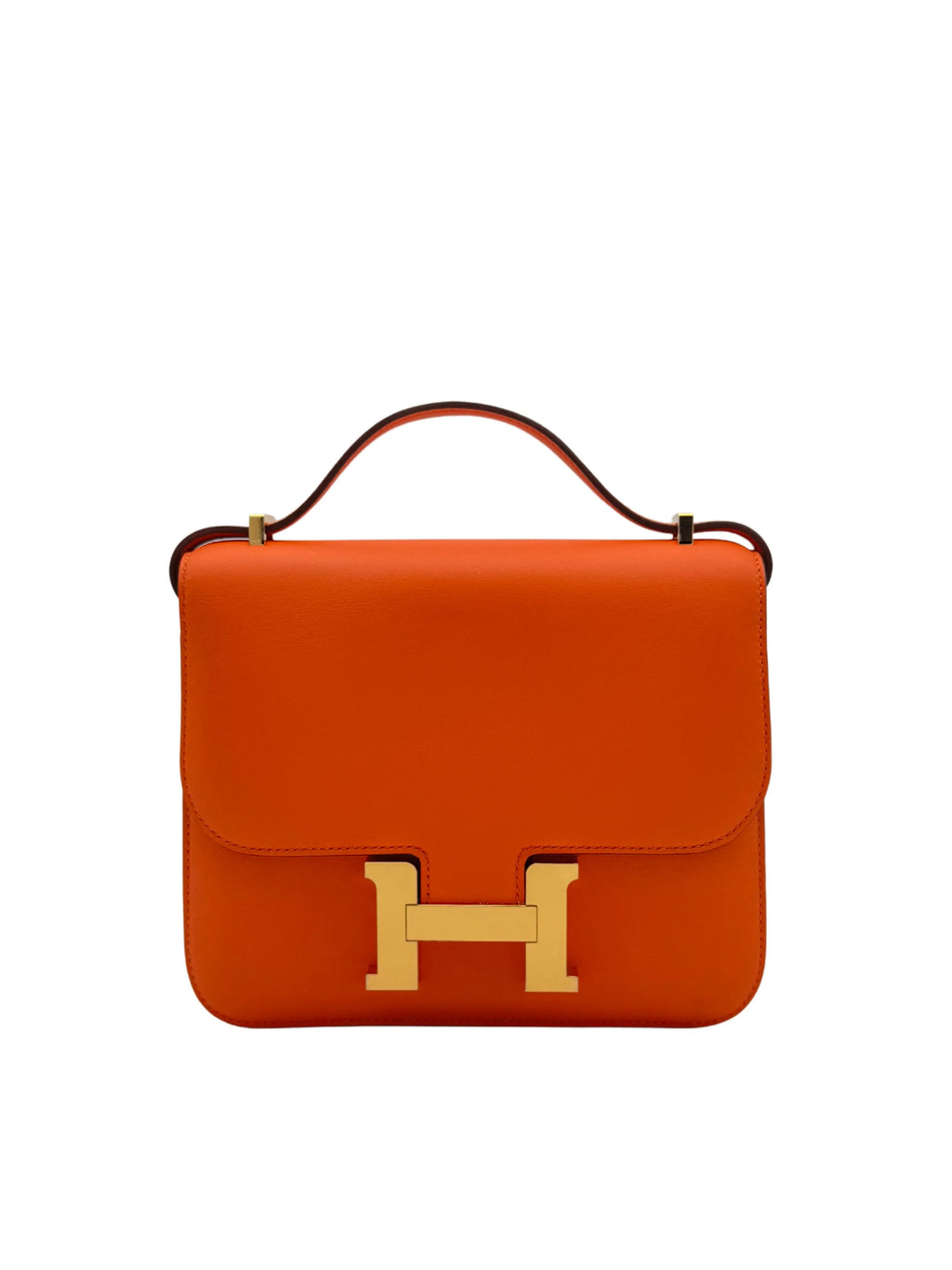Buy Bag Hermes Constance 18 Swift Orange Gold Hardware full set in Marbelle.  Bolso verfiicado y autentinco con enviro asergurado mundial.
