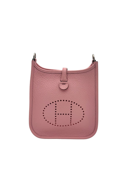 Bag Hermes Evelyne Mini Clemence Rose Sakura Palladium Hardware in Marbella | Bolso Eveyline 16 piel clemence color rosa sakura herraje paladio, envio internacional.