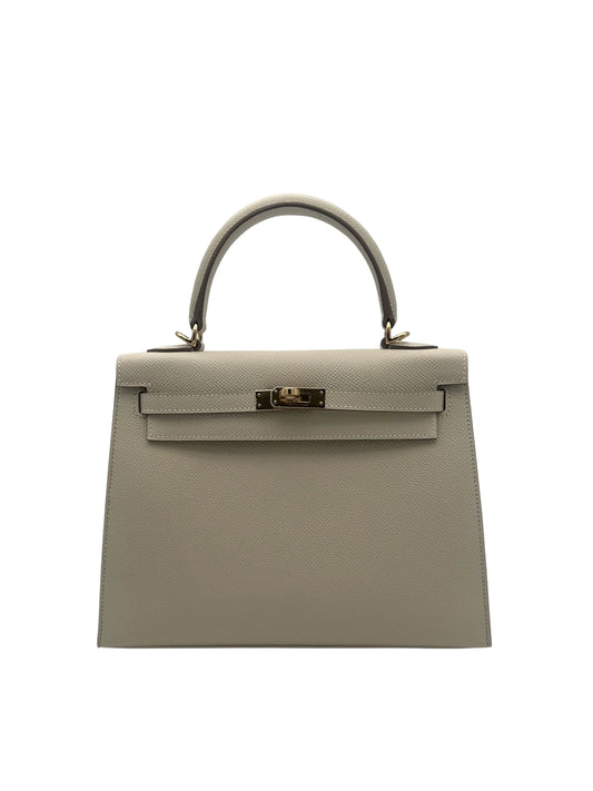 Buy Bag Hermès Kelly 25 Epsom Craie Gold Hardware in Marbella Old town | Compra bolso Kelly piel epsom blanco herraje dorado, envio internacional.