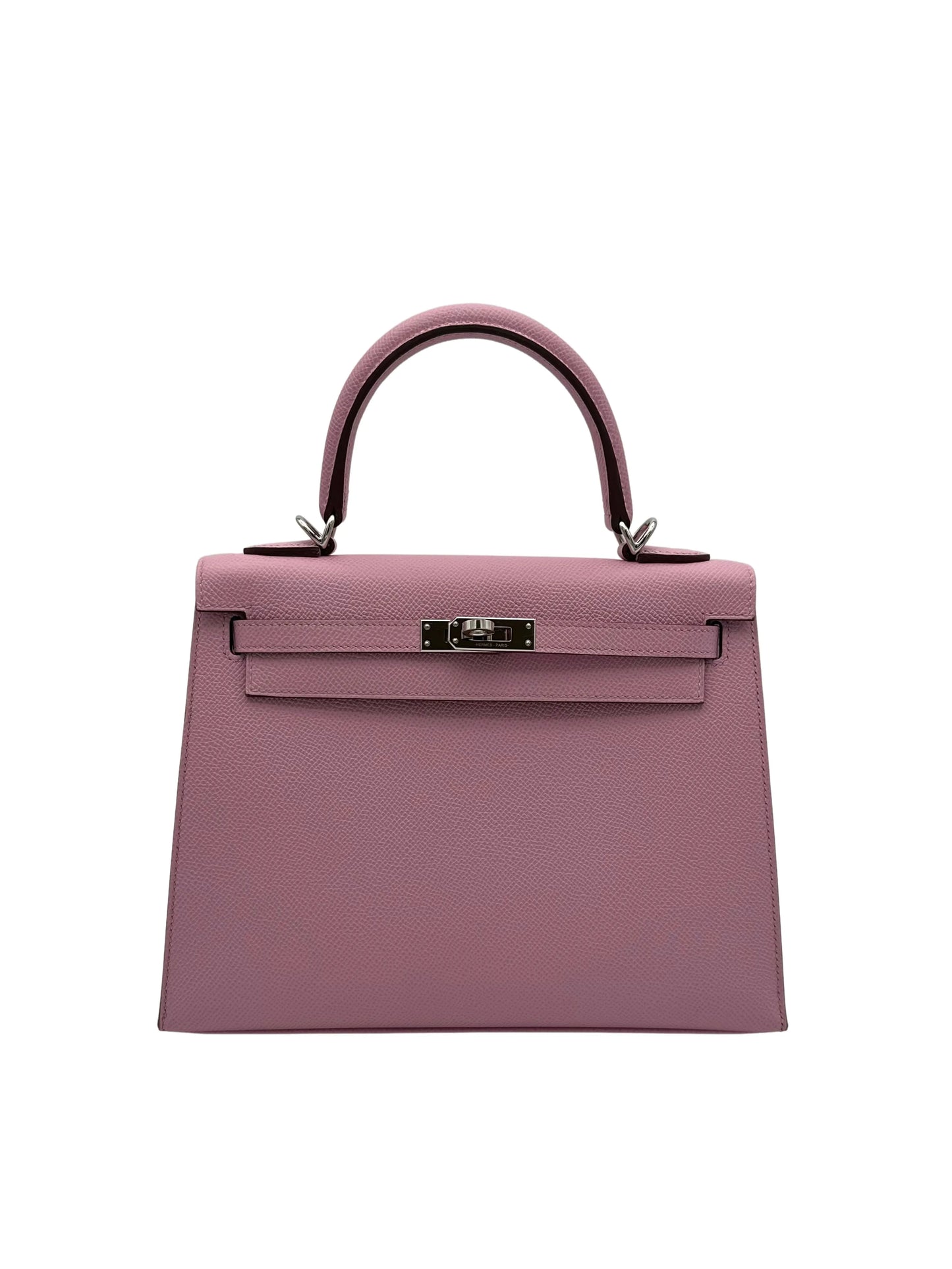 Buy Bag Hermès Kelly 25 Epsom Mauve Sylvester Palladium Hardware in Marbella Old town | Compra bolso Kelly piel epsom rosa, envio internacional.