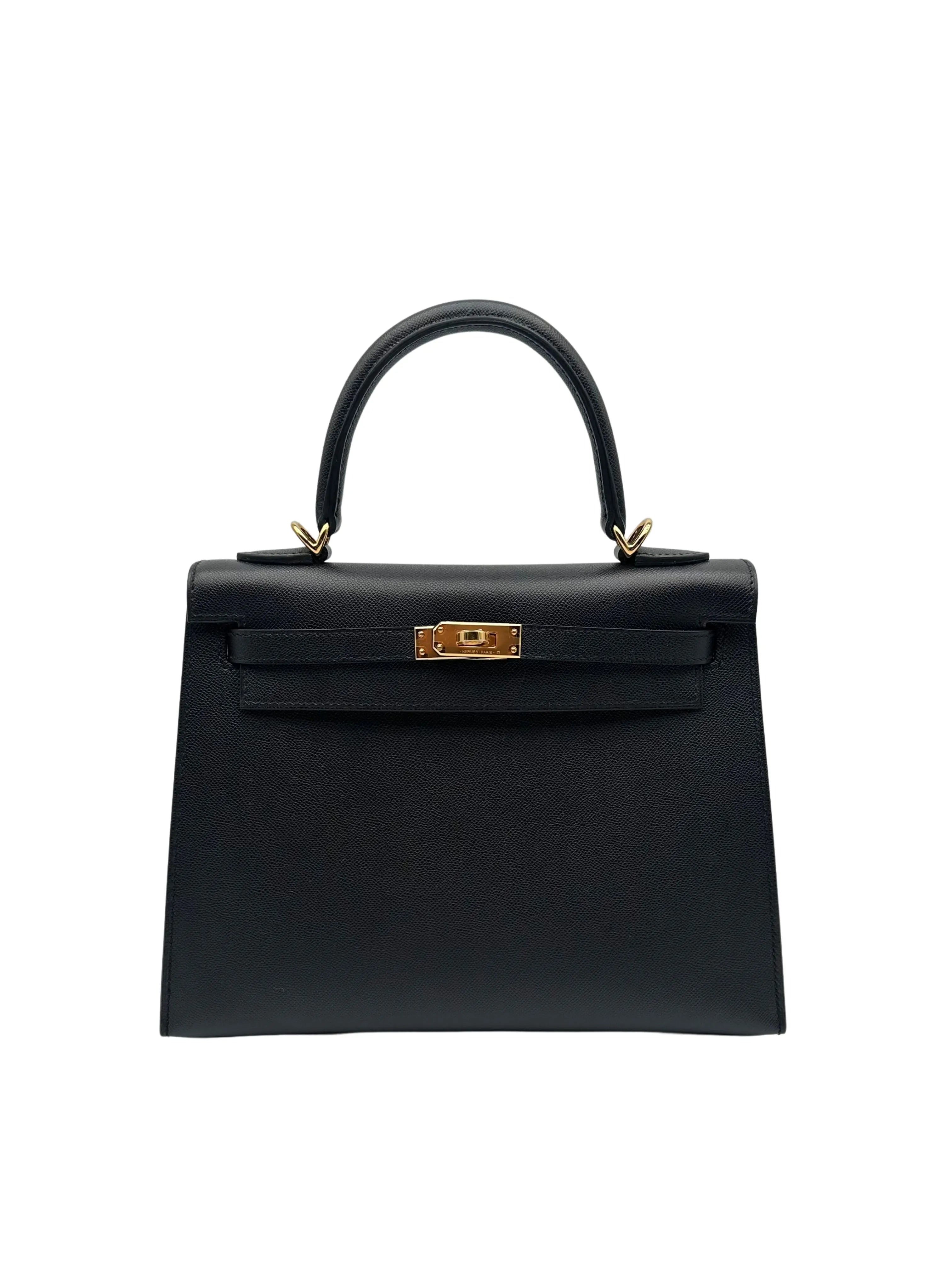 Buy Bag Hermès Kelly 25 madame black/graphite Gold Hardware in Sotogrande | Compra bolso Kelly piel madame negro/grafito herraje dorado, envio internacional.