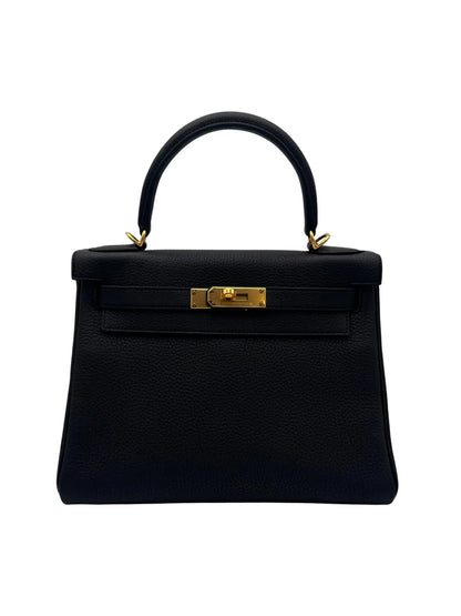 Bag Hermes Kelly 28 Togo Black Gold Hardware, in Marbella. | Bolso Kelly 28 Togo Negro Herraje Dorado, Set Completo, Envio internacional.