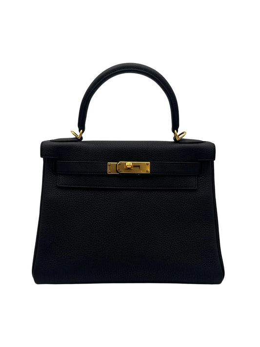 Bag Hermes Kelly 28 Togo Black Gold Hardware, in Marbella. | Bolso Kelly 28 Togo Negro Herraje Dorado, Set Completo, Envio internacional.
