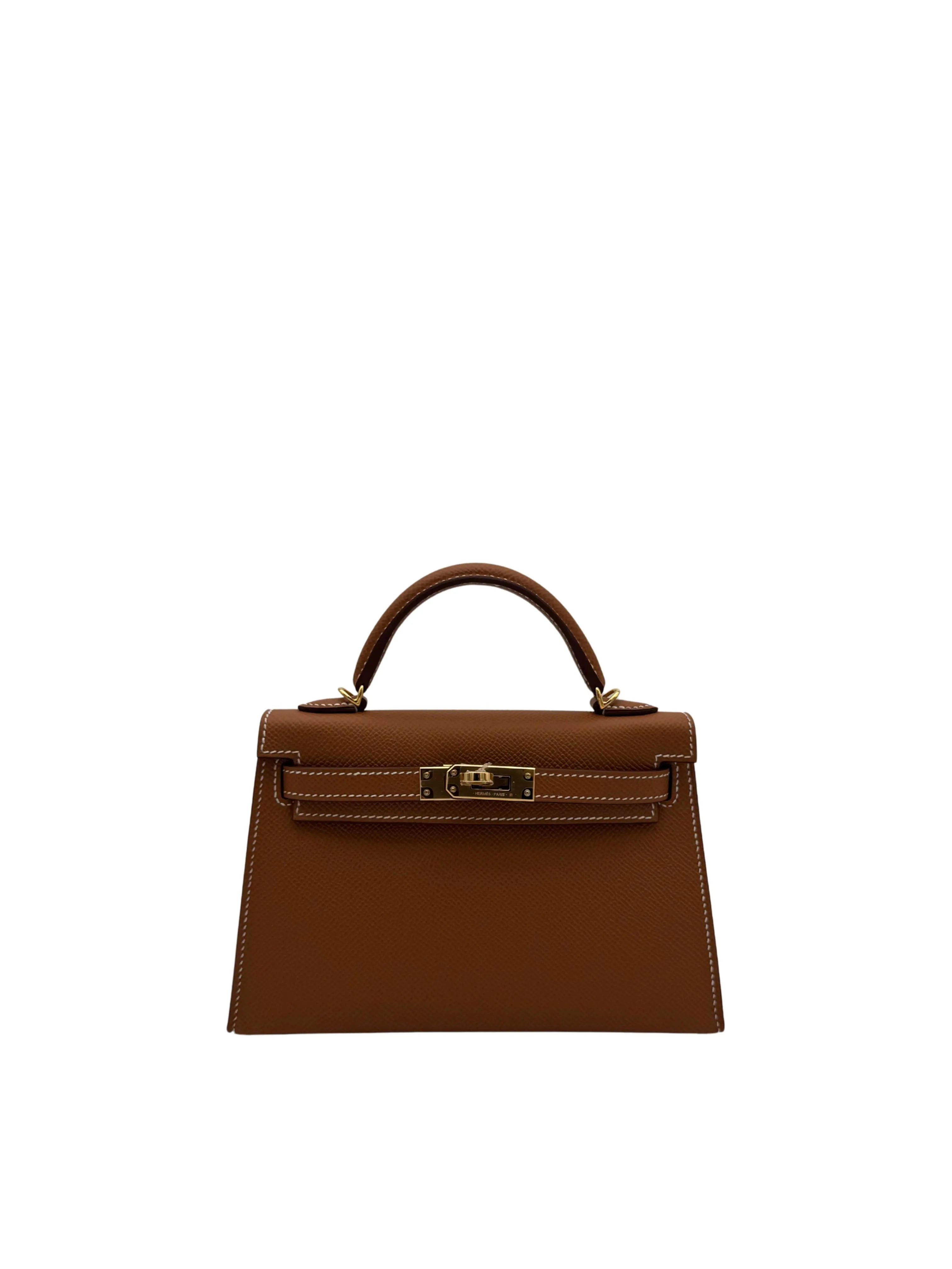 Bag Hermès Kelly Mini Epsom Gold Gold Hardware New in Marbella | Bolso K20 piel epsom gold herraje dorado 
