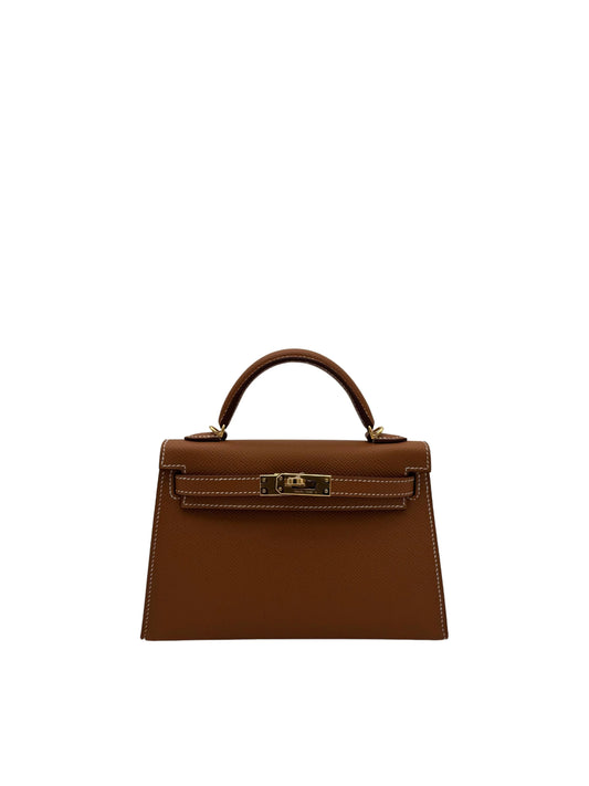 Bag Hermès Kelly Mini Epsom Gold Gold Hardware New in Marbella | Bolso K20 piel epsom gold herraje dorado 