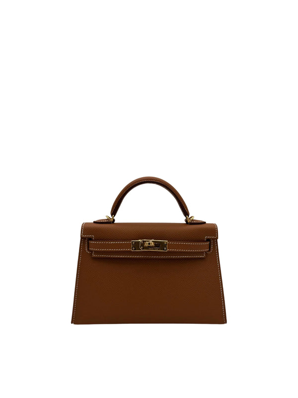 Bag Hermès Kelly Mini Epsom Gold Gold Hardware New in Marbella | Bolso K20 piel epsom gold herraje dorado 