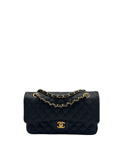 Chanel Classic Medium Black Caviar Leather