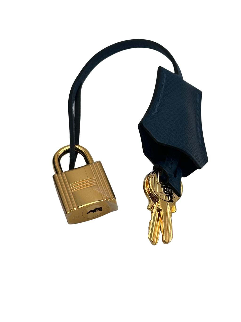 Hermès Kelly 25 Epsom Deep Blue Gold Hardware