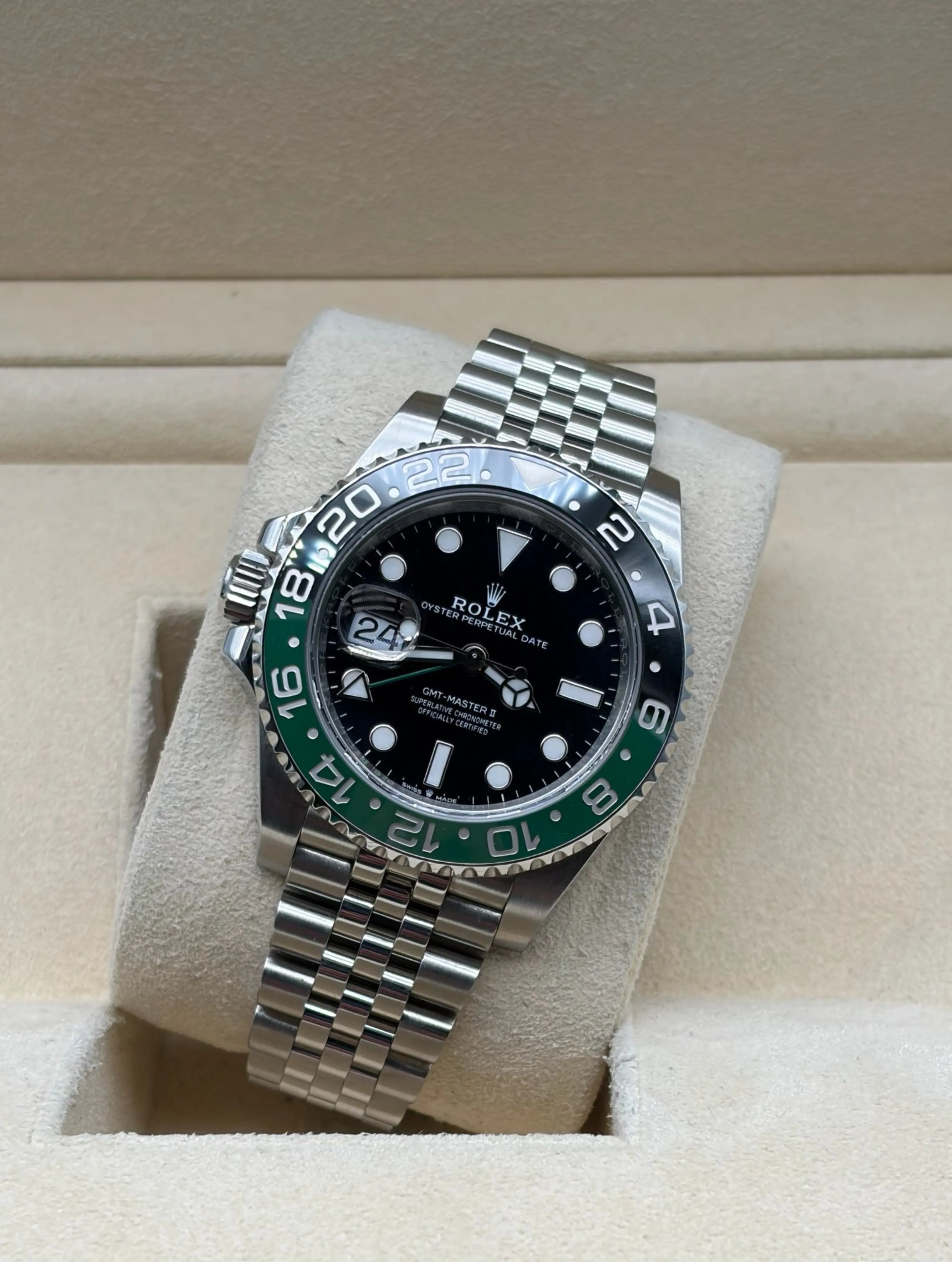 Rolex GMT-Master II “Sprite” jubilee disponible en Sotogrande. Nuevo, con caja y tarjeta | Watch Rolex GMT-Master II “Sprite” jubilee, envio internacional.