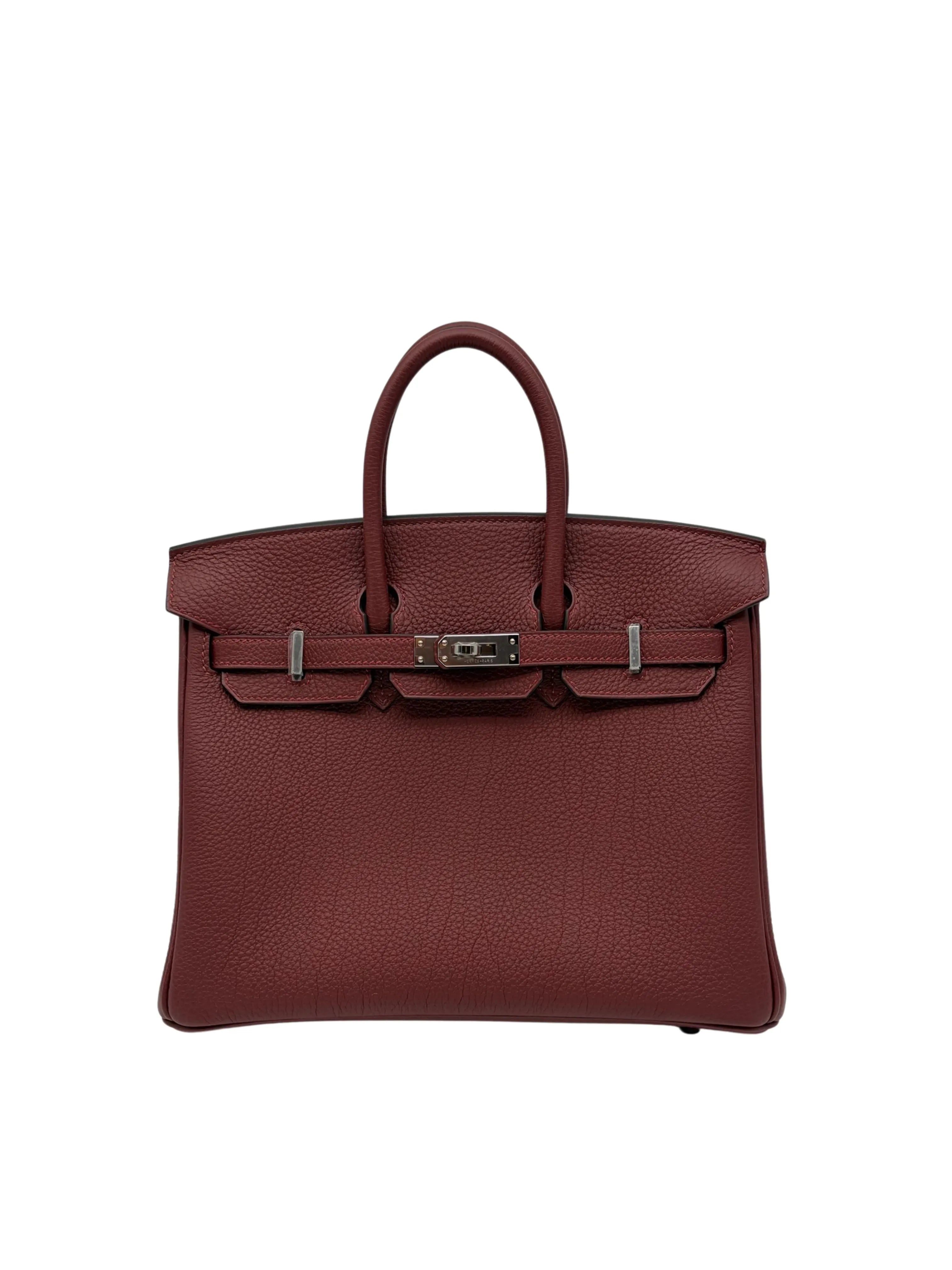 Hermès Birkin 25 Togo Rouge H Palladium Hardware full set in Sotogrande | Bolso Birkin 25 piel Togo Rouge H Herraje Paladio, envio internacional.