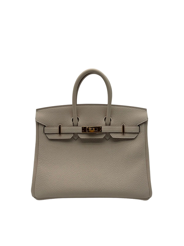 Hermès Birkin 25 Togo Craie Gold Hardware full set in Sotogrande | Bolso birkin 25 piel togo color tiza herraje dorado
