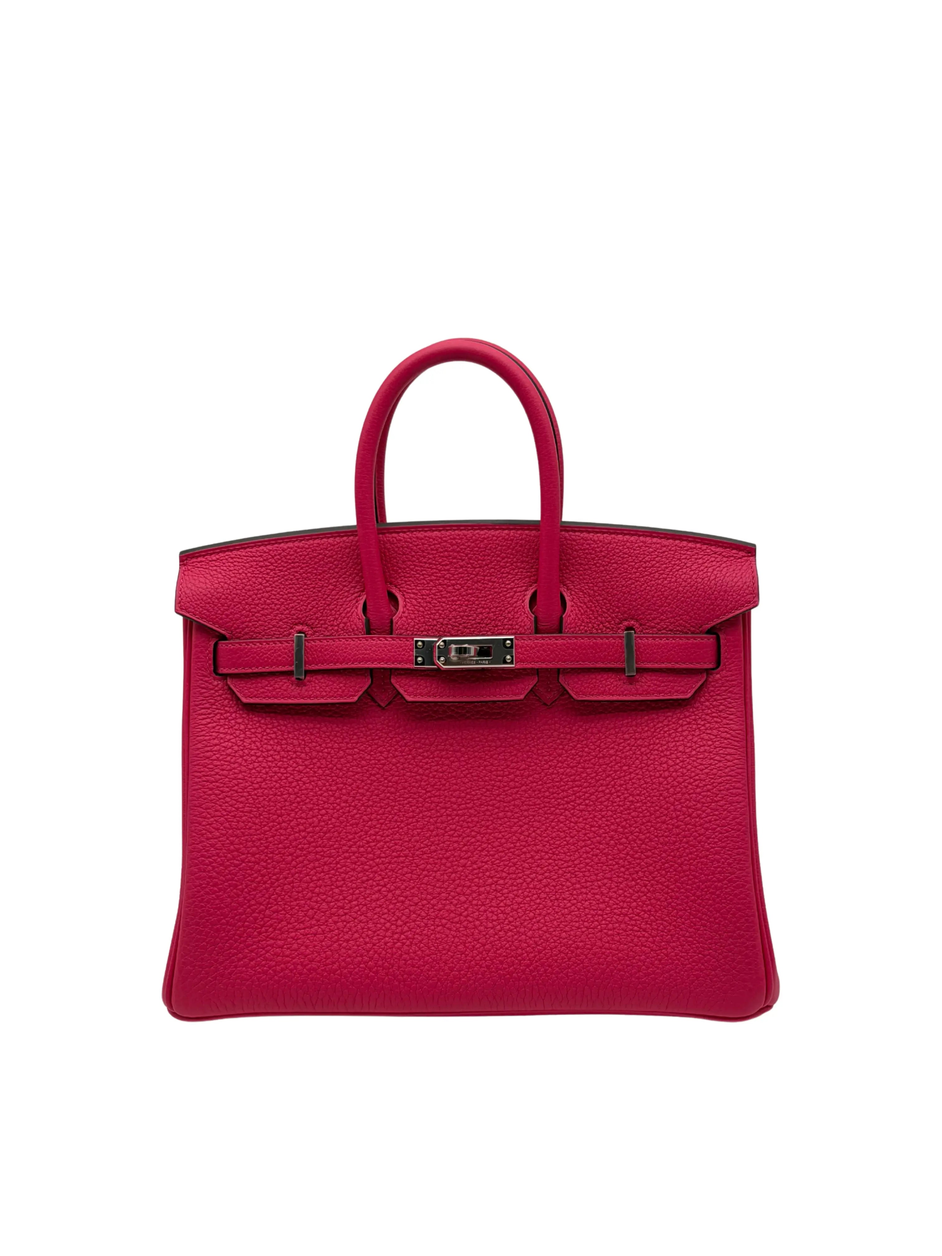 Hermès Birkin 25 Togo Rose Mexico Palladium Hardware full set in Sotogrande | Bolso Birkin 25 piel Togo Rosa Mexico Herraje Paladio, envio internacional.