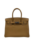 Hermès Birkin 30 Togo Bronze/Blue Palladium Hardware full set in Sotogrande | Bolso Hermès Birkin 30 piel togo bronce / azul herraje paladio, envio internacional.