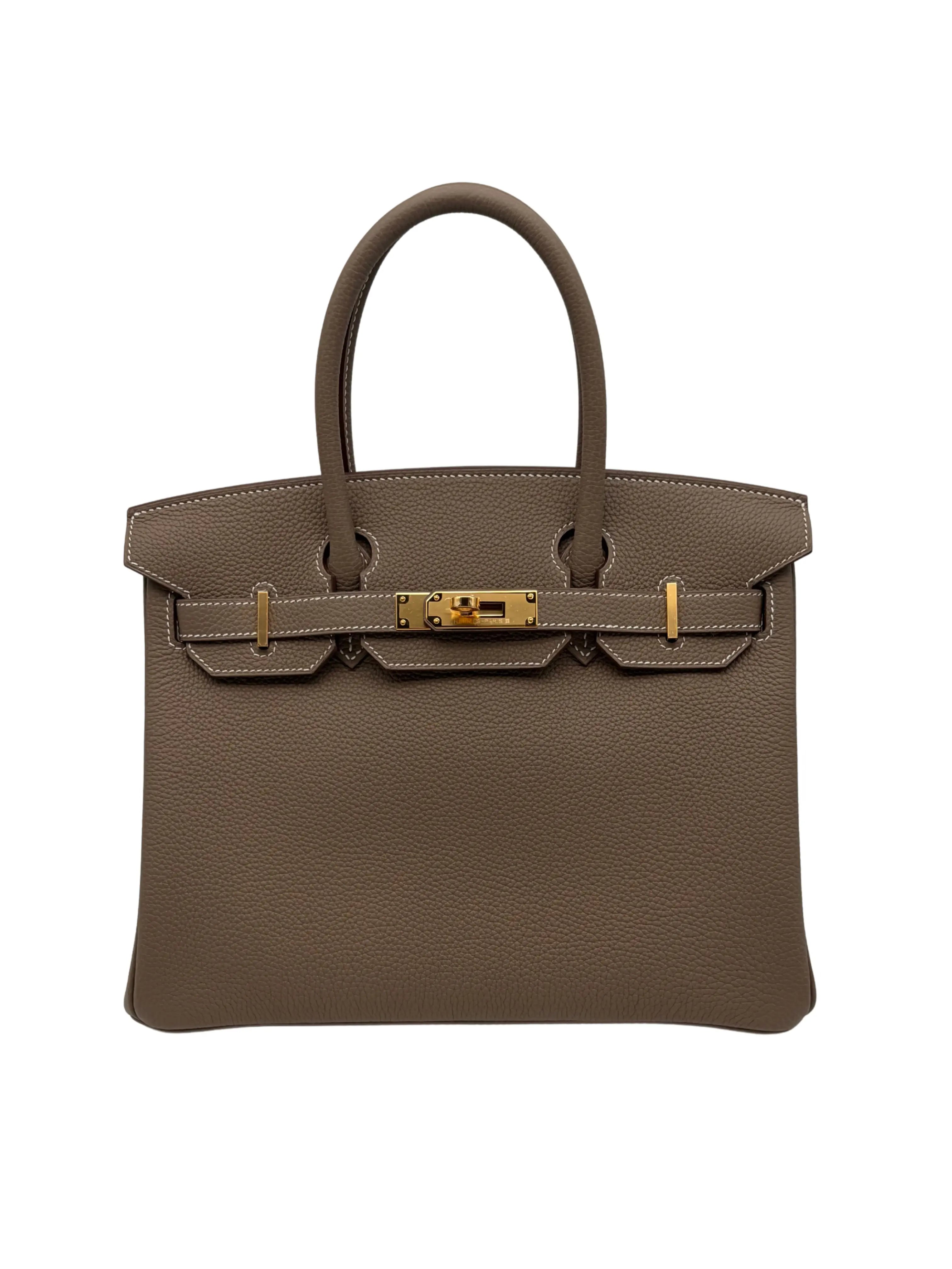Hermès Birkin 30 Togo Etoupe Gold Hardware full set in Sotogrande | Bolso Hermès Birkin 30 piel togo color etoupe herraje dorado, envio internacional.