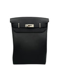 Hermes Hac A Dos GM de piel Togo black herrajes paladio, año 2025, full set. Black Togo leather, palladium hardware.