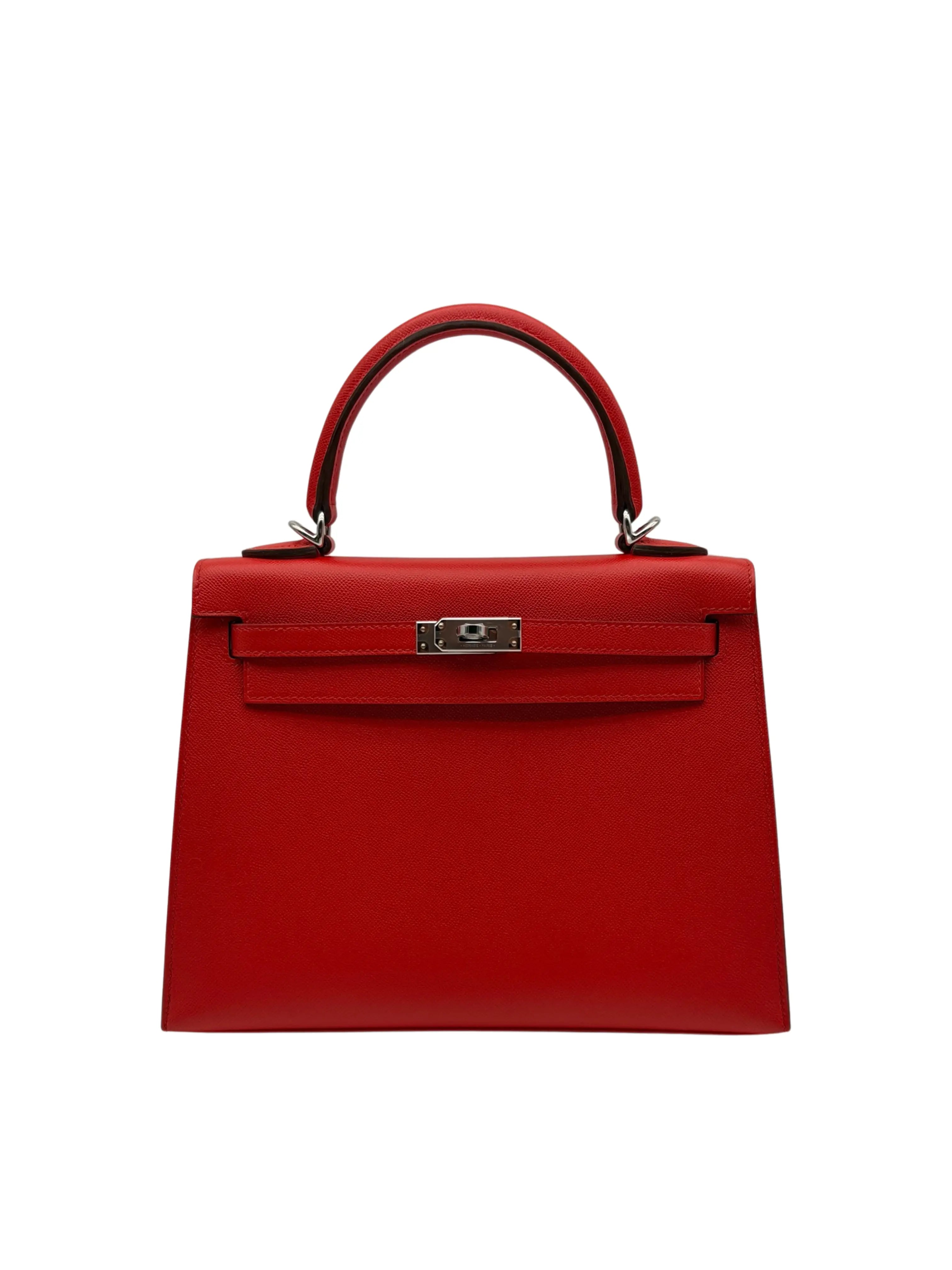 Buy Bag Hermès Kelly 25 Madame Rouge de Coeur Palladium Hardware in Sotogrande | Bolso Kelly 25 piel epsom madame rojo herraje paladio, envio internacional.