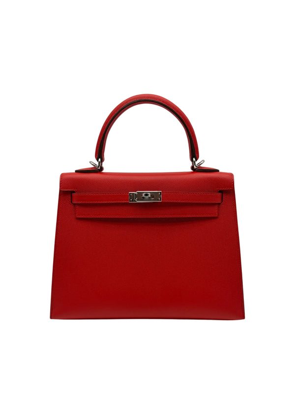 Buy Bag Hermès Kelly 25 Madame Rouge de Coeur Palladium Hardware in Sotogrande | Bolso Kelly 25 piel epsom madame rojo herraje paladio, envio internacional.