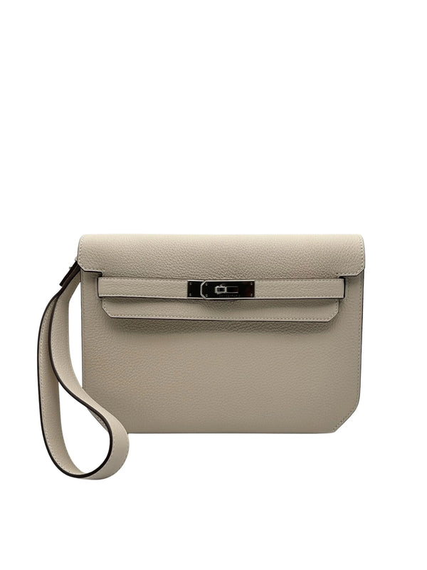 Bag Hermès Kelly Depeches 25 HSS Togo Craie/Gold Gold Hardware in Marbella | Compra-venta de artículos de segunda mano.