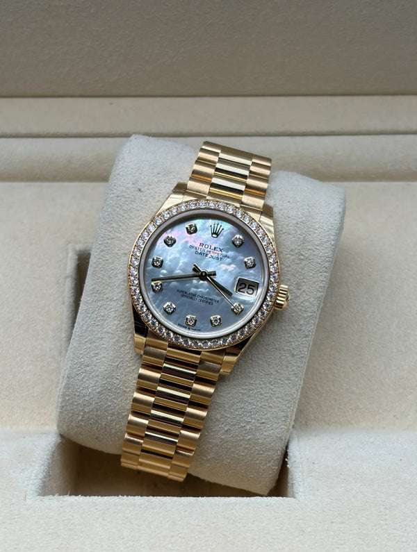 Rolex Datejust 31mm Gold Mother Of Pearl Dial RBR full set in Sotogrande | Reloj Rolex Datejust 31mm oro rosa esfera madre perla, envio internacional.