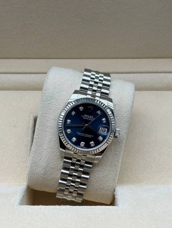 Rolex Datejust 31mm Steel Blue Diamonds Dial full set Sotogrande | Reloj Rolex Datejust 31mm acero esfera azul diamantes, envio internacional.