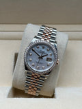 Rolex Datejust 36mm Steel/R. Gold MOP Dial RBR full set Sotogrande | Reloj Rolex Datejust 36mm acero y oro rosa esfera Madre Perla bisel diamantes, envio internacional.