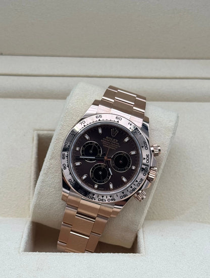 Rolex Daytona Rose Gold Chocolate Dial  2020 full set original - reloj de lujo disponible en Marbella con envío internacional
