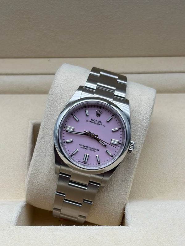 Rolex Oyster Perpetual 36mm Pink Dial full set in Sotogrande | Reloj Rolex Oyster Perpetual 36mm esfera rosa set completo, envio internacional.