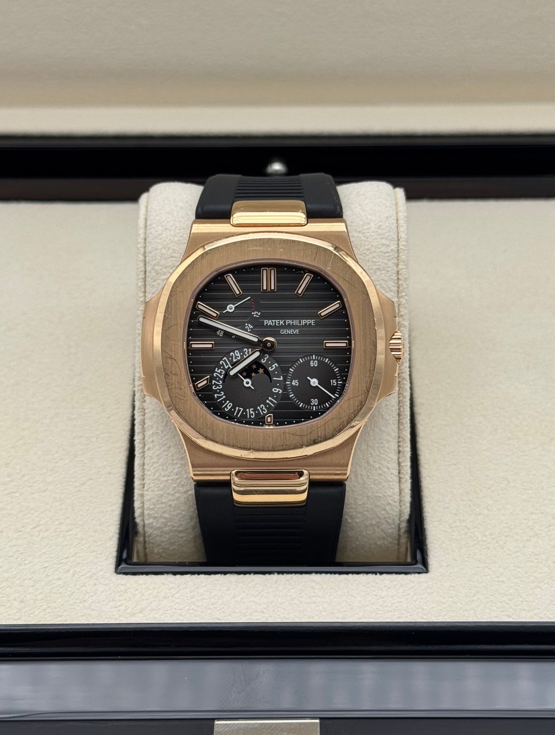 WatchPatek Philippe Nautilus 5712R-001 - Reloj oro rosa 40 mm buen estado