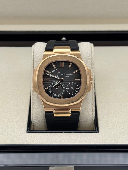 WatchPatek Philippe Nautilus 5712R-001 - Reloj oro rosa 40 mm buen estado