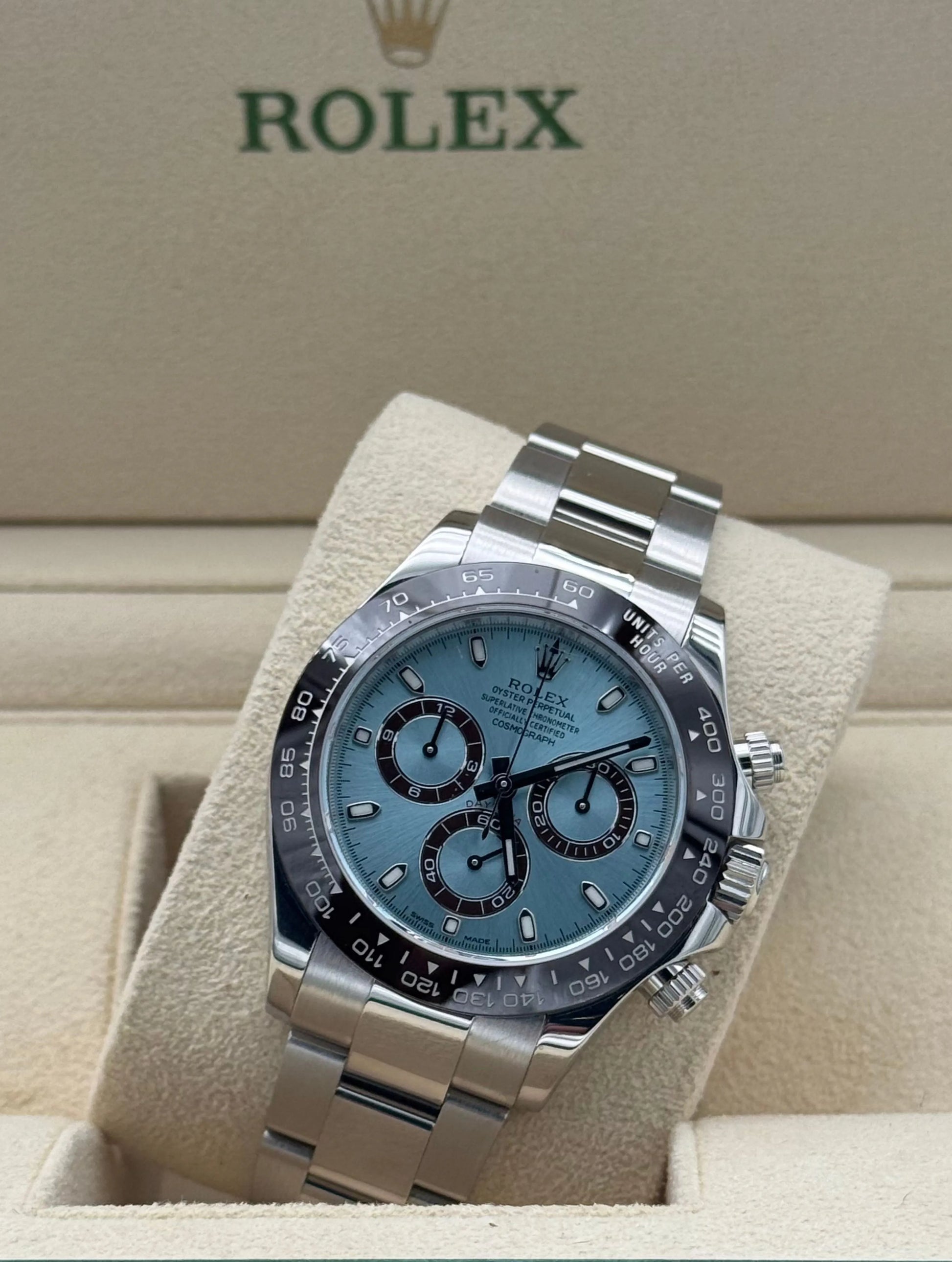 Buy watch Rolex Daytona Gold Platinum full set in Marbella | reloj de lujo Rolex Daytona Platino en muy buenas condiciones, compra-venta de artículos de segunda mano