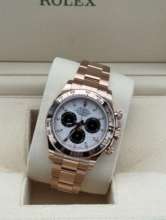 Rolex Daytona Rose Gold Meteorite Dial  2023 full set original - reloj de lujo disponible en Marbella con envío internacional