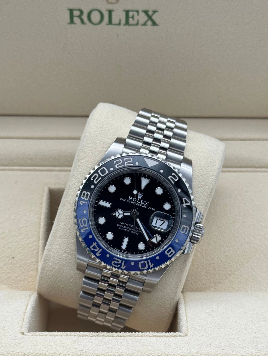 Watch Rolex GMT Master II Batman Jubilee - Reloj Acero Batgirl 2024