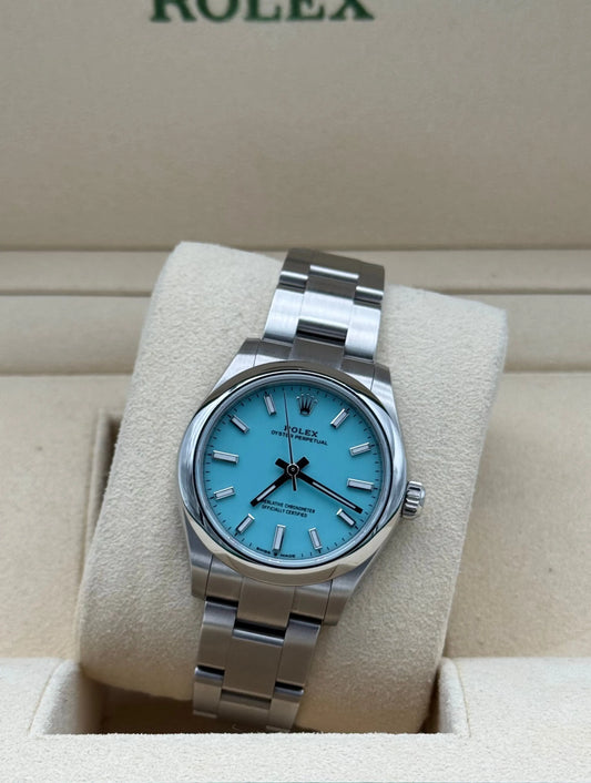 Buy Watch Rolex Oyster Perpetual 31mm Tiffany Dial - Reloj oyster perpetual 31mm esfera Tiffany en Marbella