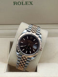 Rolex Datejust 41mm acero y oro rosa, esfera chocolate, full set en Marbella // Rolex Datejust 41mm steel & rose gold, chocolatedial, Worldwide shipping.
